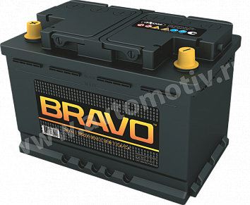 Автомобильный аккумулятор Bravo 74.1 фото 354x291