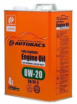 Autobacs Engine Oil FS 0w20 SN/GF-5 4л фото 265x354