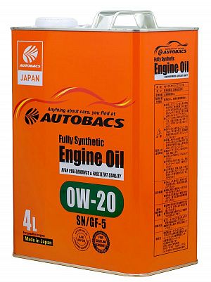 Autobacs Engine Oil FS 0w20 SN/GF-5 4л фото 300x401