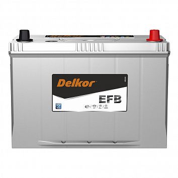 Аккумулятор автомобильный DELKOR EFB 145D31L обр фото 354x354