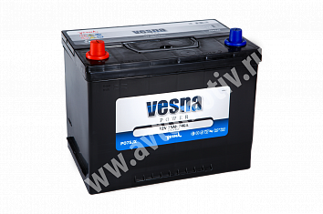 Автомобильный аккумулятор VESNA Power 75 (D26R) фото 354x235