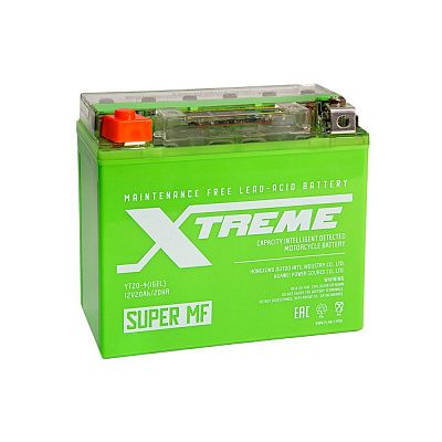Мото аккумулятор Xtreme YT20-4 iGEL (20Ah) фото 400x400