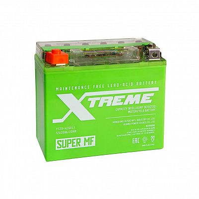 Мото аккумулятор Xtreme YT20-4 iGEL (20Ah) фото 401x401