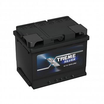 Автомобильный аккумулятор X-treme SILVER 62.0 фото 354x354