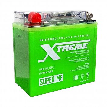 Мото аккумулятор Xtreme 12N10-BS iGEL (10Ah) фото 354x354