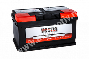 Автомобильный аккумулятор VESNA Premium 85.0 LB4 фото 354x236