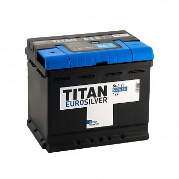 Автомобильный аккумулятор Titan EUROSILVER 56.1 фото 354x354